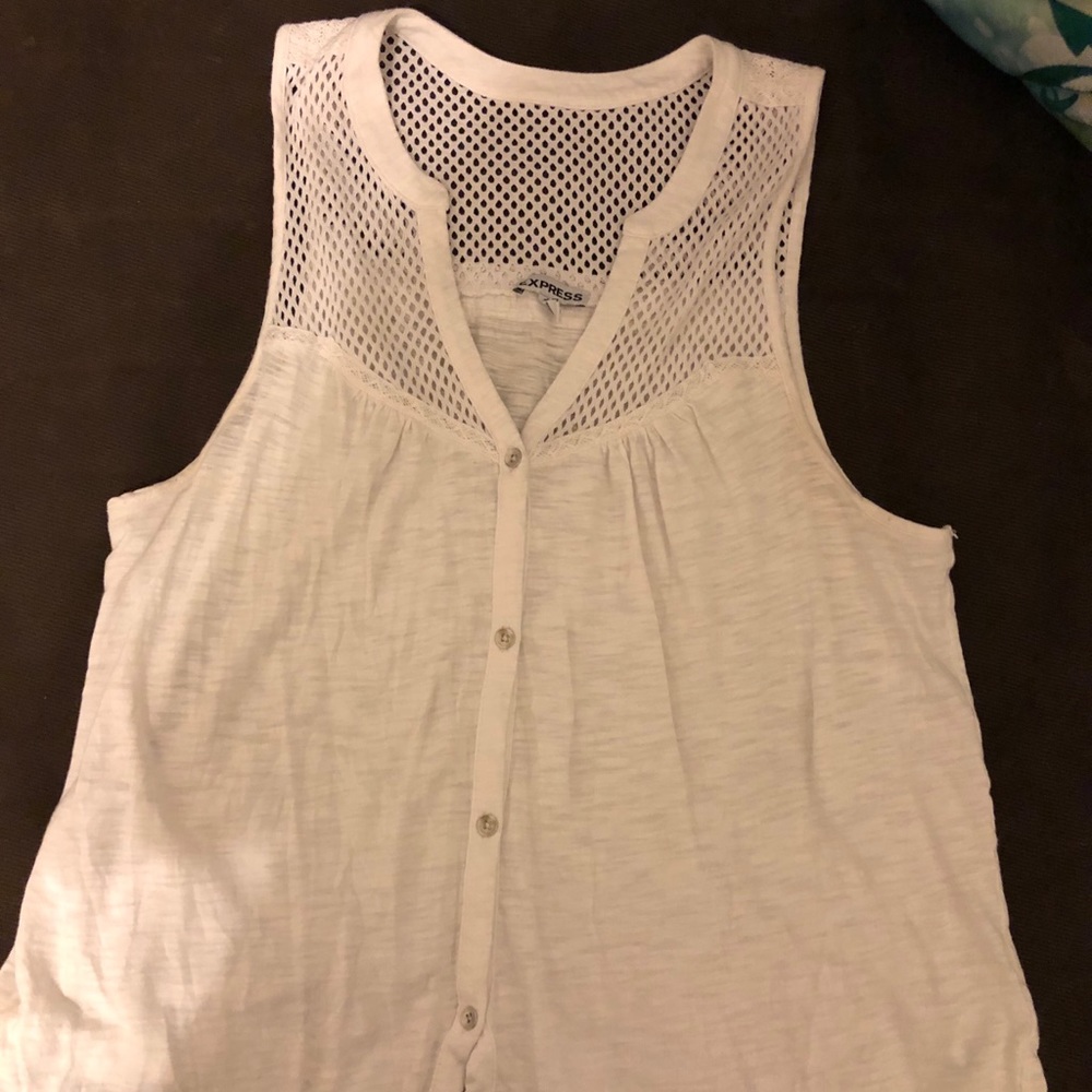 White Express mesh tank